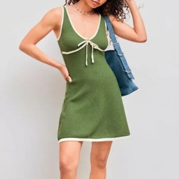 cider green dress Cider Palmer Poplin Maxi Dress MERLOT / M by Sugarlips main image 1